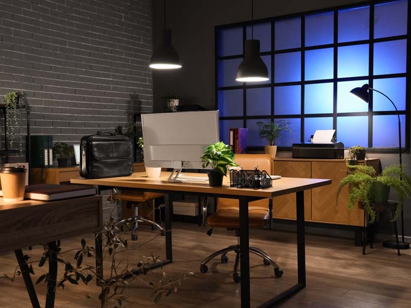 Basement Home Office